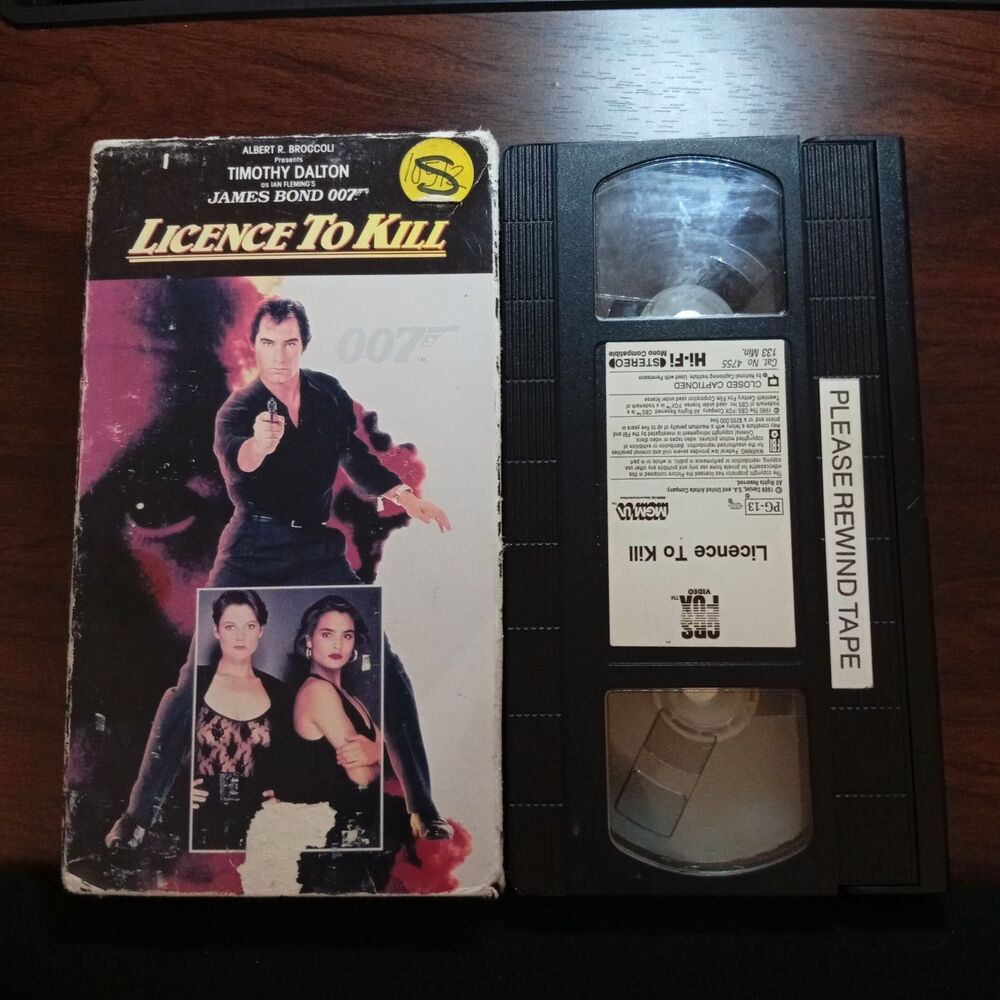 Licence to Kill (VHS, 1994) James Bond 007